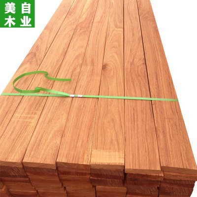 户外防腐木地板菠萝格实木板材古建筑木方木条木栈道景观园林栅栏图5