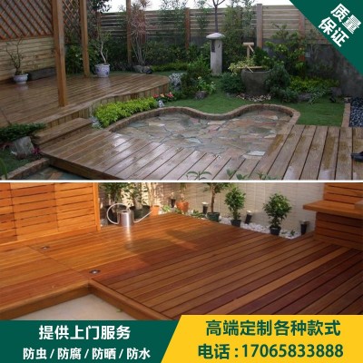 户外防腐木地板 菠萝格防水耐磨厂家直销图4