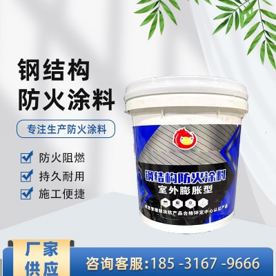 批发室内外薄型防火涂料钢结构防火涂料施工隔热阻燃膨胀防火涂料图3