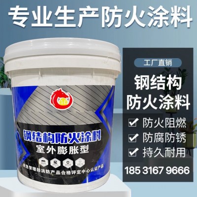 隔热防火涂料电缆阻燃施工防火涂料厚型钢结构防火涂料水性膨胀型图3