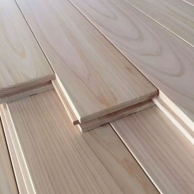 工厂价日本桧木板扁柏木板地板菜板护墙板桧木指接板BB桧木直拼板图3