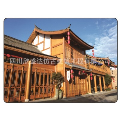 木雕中式实木仿古门窗屏风玄关隔断定四川厂家制作整木镂空花窗图4