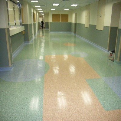 大学城医院室内耐磨防滑同质透心PVC塑胶地板图2