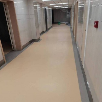 林塑 现代简约医院加厚耐用定制塑料地板 医用塑胶PVC地板图2