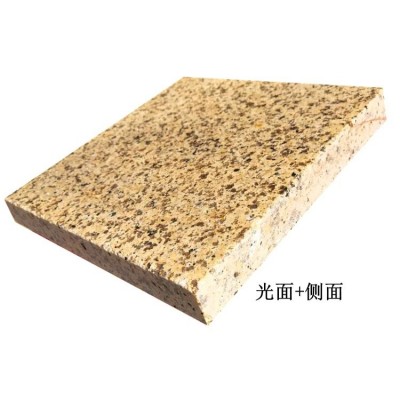 卡麦花岗岩矿山大理石材黄色荔枝卡拉麦里金石材光面外墙定制别墅图2