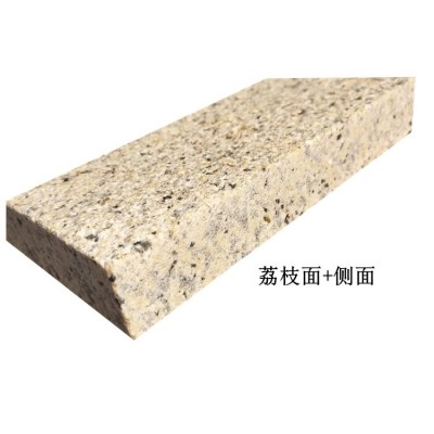 卡麦花岗岩矿山大理石材黄色荔枝卡拉麦里金石材光面外墙定制别墅图3