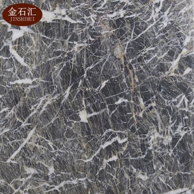 大理石板材 矿山出品 新意大利雨灰 灰色大理石 墙面地面可定制图2