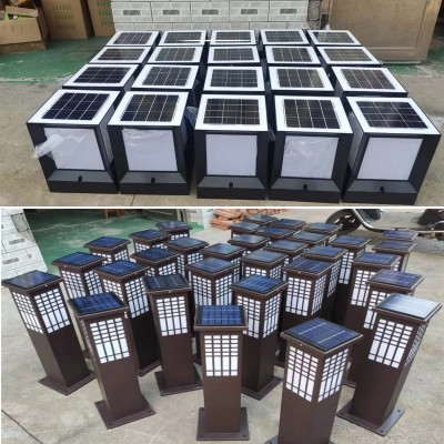 太阳能草坪灯led草地灯景观灯 仿古中式草坪灯太阳能灯户外防水图3