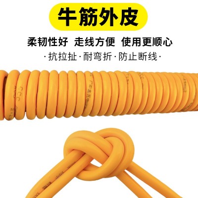 户外防冻电源线二芯国标电线电缆线4 1.5 2.5平方护套 软线牛筋线图4