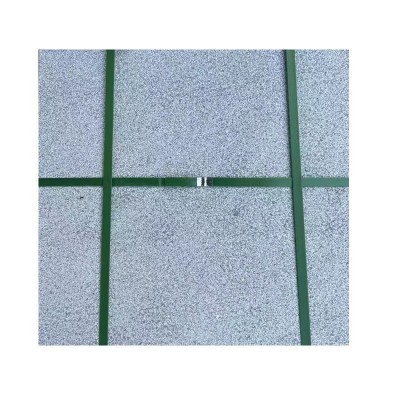 芝麻灰光面火烧板花岗岩外墙干挂荔枝面公园酒店园林广场地铺石材图5