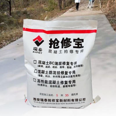 车间厂房冷库水泥地面修补料 抢修宝BC薄层路面修补料 高粘结耐酸