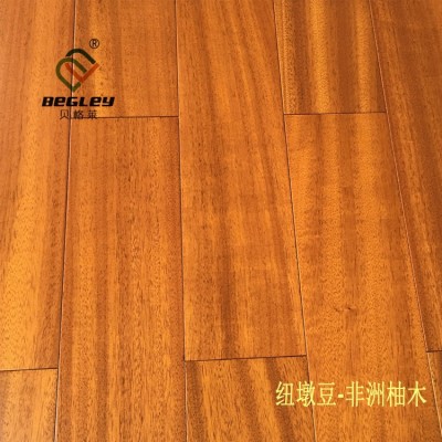 纽墩豆大河马非洲柚木 天然实木地板厂家直营图5