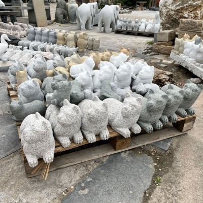 动物雕刻花岗岩大理石石雕景观装饰