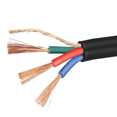 定制yc三芯橡胶电缆线五芯代加工软电缆3x4 3*6赊橡胶线护套线2芯图3