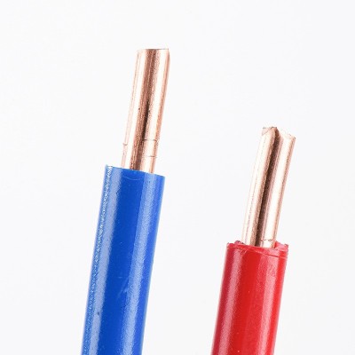 民红BV 6mm国标铜单芯100米聚氯乙烯绝缘线 电线电缆批发