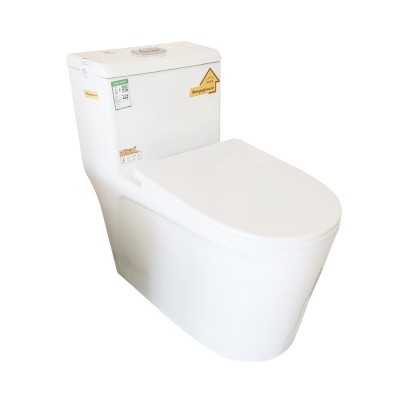厂家马桶坐便器卫生间抽水马桶连体式工程马桶静音节水陶瓷坐便器图4