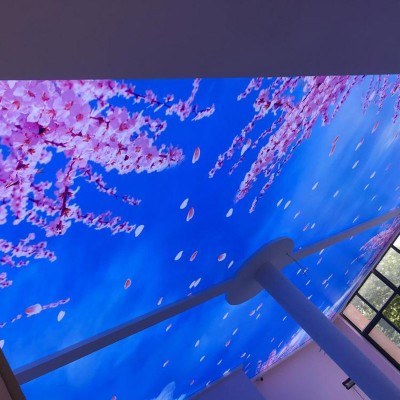 高清UV喷绘软膜走廊会议室天花吊顶 防潮防霉透光膜支持定制