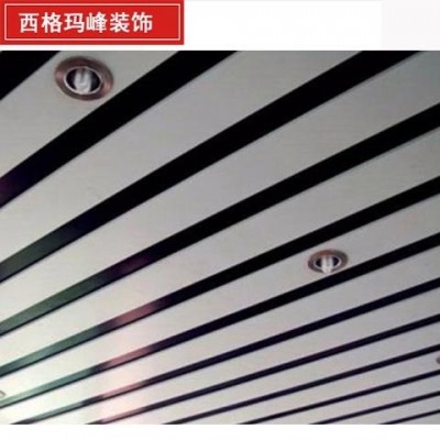 集成吊顶铝扣板天花厂家 条形铝扣板价格美丽 规格齐全供应图3