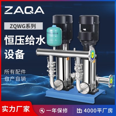 恒压供水设备小区二次加压生活变频给水设备机组工地临时供水