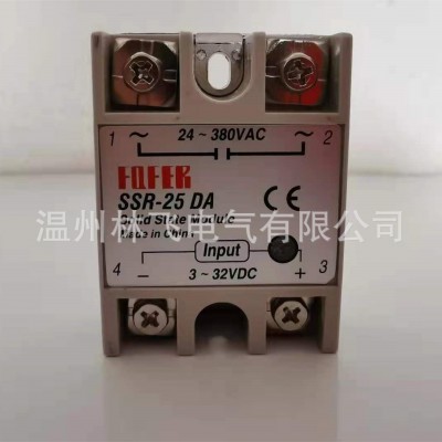 阴明型固态继电器SSR-30DA密封单相直流控交流常开型固态继电器