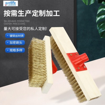 批发不锈钢钢丝地板刷硬毛洗地刷去青苔水泥地户外院子道路铁刷子图4
