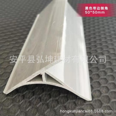 PVC半圆弧倒角厂家 现货的供应 半圆弧带边倒角模具 5*5公分图2