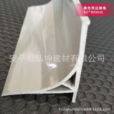 PVC半圆弧倒角厂家 现货的供应 半圆弧带边倒角模具 5*5公分图3