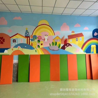 布艺软包吸音板A级防火玻璃纤维防撞软包吸音板录音室KTV隔音吸音图5