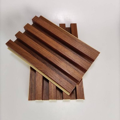 网红160木格栅板木饰面配套墙板WPC出口PS格栅板背景墙长城板图4