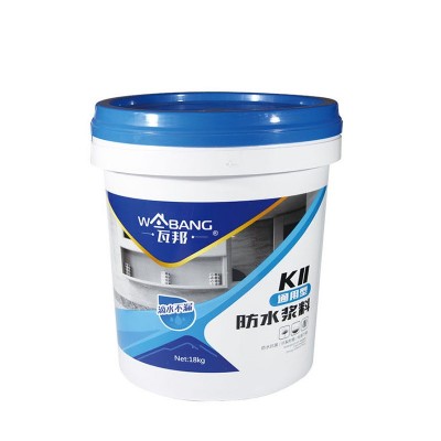 瓦邦防水涂料k11通用型砂浆灰浆厨房卫生间浆料墙面地面屋顶18kg