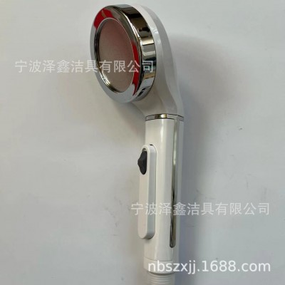 韩国淋浴花洒喷头带开关止水增压沐浴喷头卫浴喷头东南亚款花洒图2