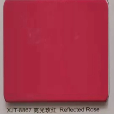 高光镜面铝塑复合板 高强度铝塑板 内外墙干挂广告门头图5