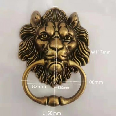 源头厂家批发锌合金狮子头拉环沙发椅子拉环大门拉手家具五金配件图2
