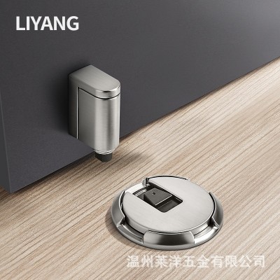 莱洋门吸防风地吸免打孔防撞玻璃门门挡器新款隐形卫生间门阻静音图4