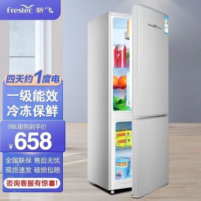 新飞小冰箱一级能耗家电小型家用办公室租房宿舍节能省电迷你冰箱图1