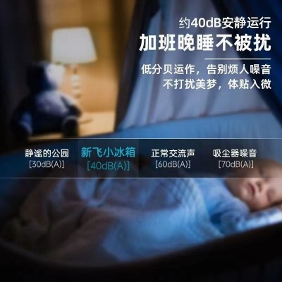 新飞小冰箱一级能耗家电小型家用办公室租房宿舍节能省电迷你冰箱图4