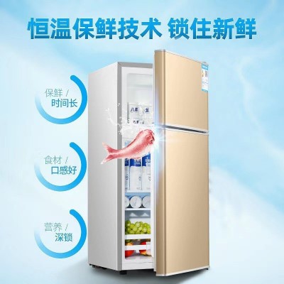 威力跨境出口小型家用双开门冷藏冷冻宿舍租房办公室节能省电冰箱图3