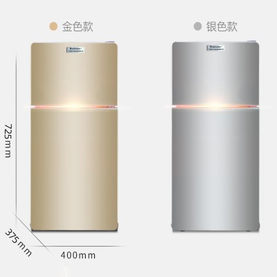 跨境电商家用小型双门节能静音小冰箱迷你宿舍租房用冷冻冷藏冰箱图4