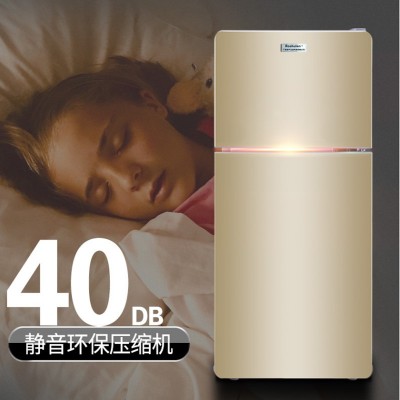 跨境电商家用小型双门节能静音小冰箱迷你宿舍租房用冷冻冷藏冰箱图5