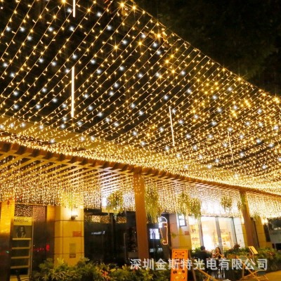 led小彩灯闪灯串灯满天星星灯星空闪泡户外防水街道绕树装饰布置图3