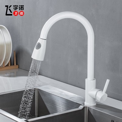 304不锈钢厨房水龙头家用万向旋转抽拉洗菜盆水槽冷热防溅水龙头图5