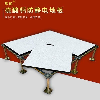 【常优】硅/硫酸钙防静电地板机房高架空活动高承载600*600图3