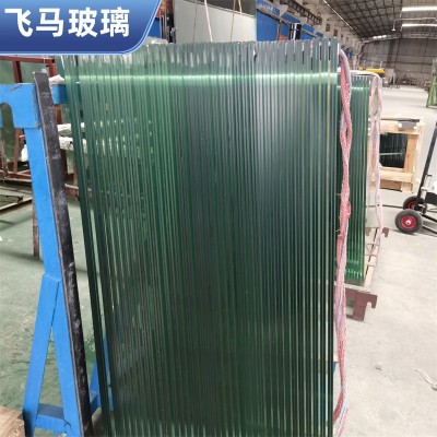 厂家供应夹层玻璃 强度高防滑玻璃多层钢化夹胶玻璃特种玻璃双层图2