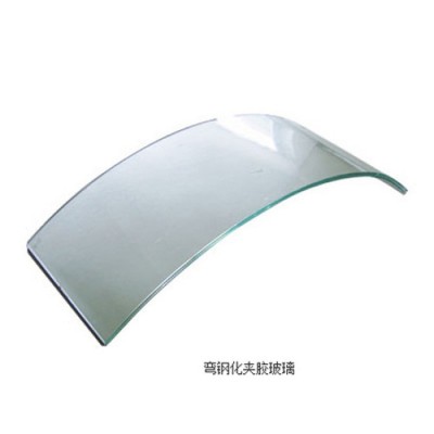 夹胶弧形热弯玻璃隔音耐高温防爆双层钢化玻璃规格厚度齐全