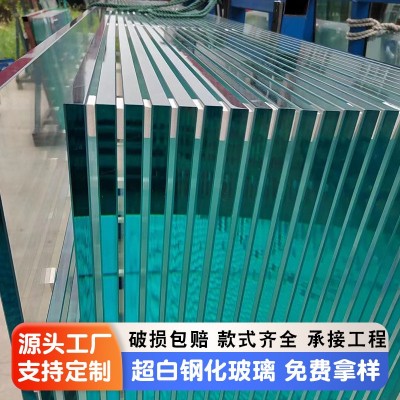 上海工厂超白钢化玻璃超白异形丝印玻璃深加工三层防爆玻璃加工图4