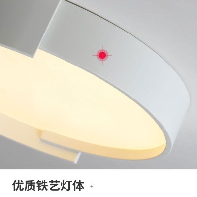 简约LED吸顶灯北欧主卧室书房房间主灯创意大气餐厅圆形中山灯饰图2