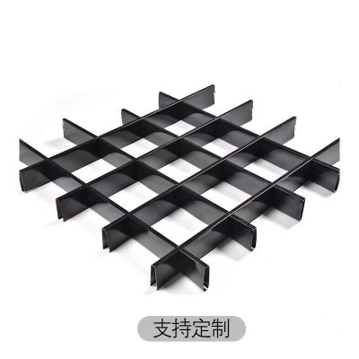 格栅吊顶天花装饰材料铁铝格栅塑钢自装网格格栏集成吊顶厂家直销图5