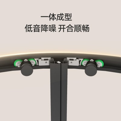弧扇形淋浴房隔断玻璃卫生间浴室隔断干湿分离卫生间淋浴隔断定制图4