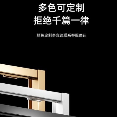 极窄弧形简易淋浴房卫生间干湿分离隔断玻璃淋浴房移门图3