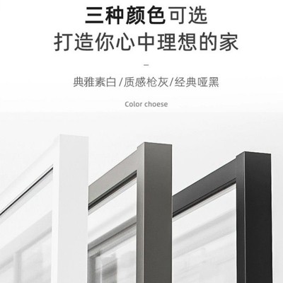 钻石形侧移门卫浴隔断玻璃移门洗澡间干湿分离淋浴房移门图3